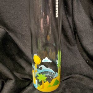 Starbucks 2016 California You Are Here Collection Glass Water Bottle
